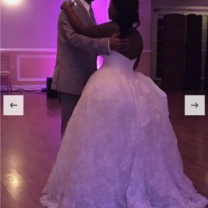 Off white Ballroom style wedding dress. All offers considered
